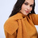 Echarpe avec trou en mohair - Shade