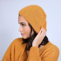 Bonnet en mohair - Summer 6660 cannelle - 89 Moutarde