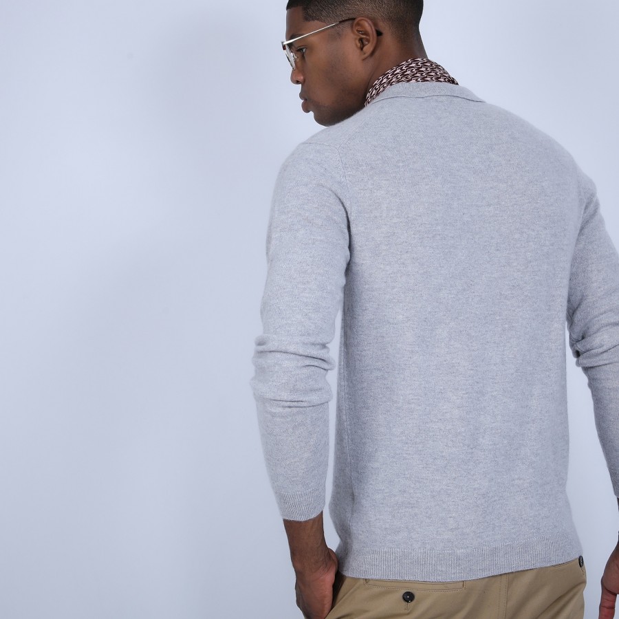 Pull col polo en cachemire - Emerson