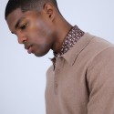 Pull col polo en cachemire - Billy 6630 camel - 88 Camel