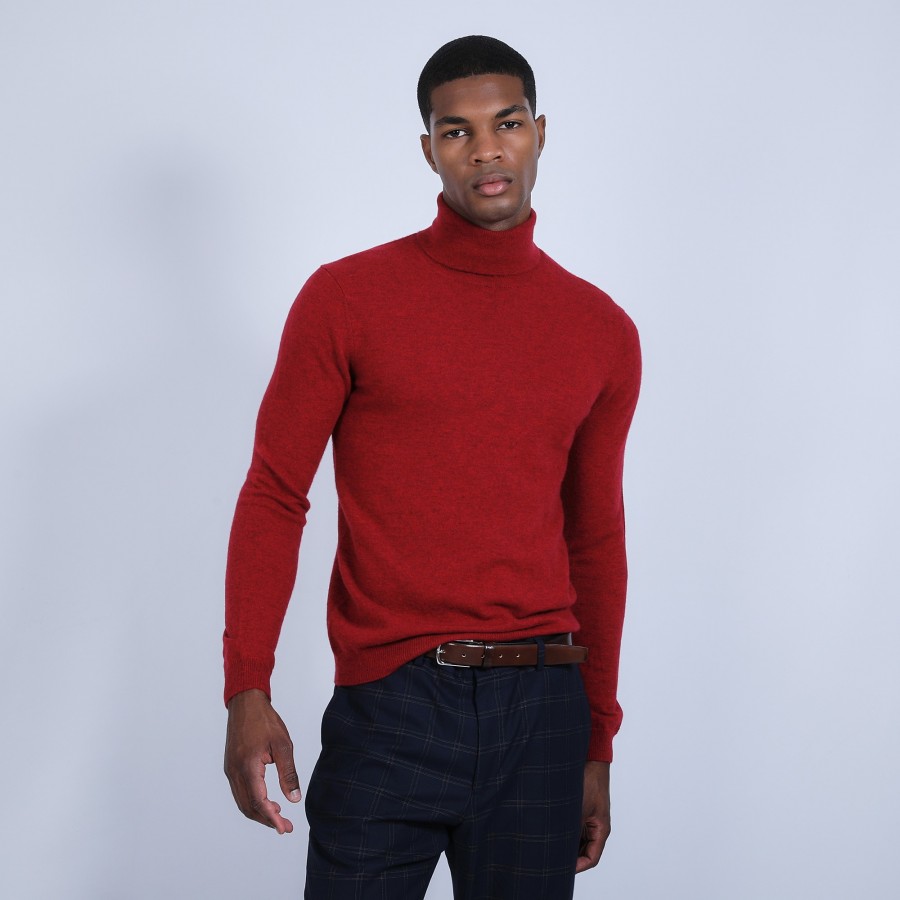 PJ SCRUNCH-NECK RECYCLED-CASHMERE SWEATE