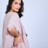 Gilet kimono sans manches - Harriet 6602 colombe - 24 rose clair