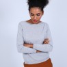 Pull col bateau en cachemire - Bal 6612 gris clair - 11 Gris clair