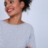 Pull col bateau en cachemire - Bal 6612 gris clair - 11 Gris clair