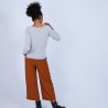 Pull col bateau en cachemire - Bal 6612 gris clair - 11 Gris clair