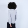 Pull col roulé en cachemire - Bauhaus 6612 gris clair - 11 Gris clair