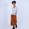 Pull col V en cachemire - Bijou 6612 gris clair - 11 Gris clair