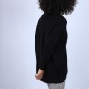 Pull large en cachemire col roulé - Bouda 6610 noir - 01 Noir
