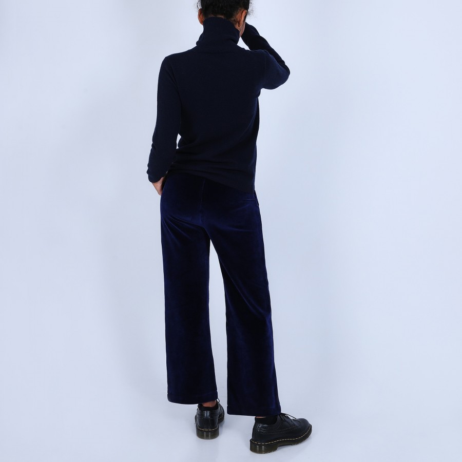 Pantalon en velours - Sauge 6771 bleu/noir - 75 Bleu nuit