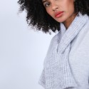 Echarpe avec trou en mohair - Shade