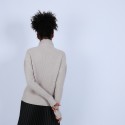 Pull manches extra longues Solange 6601 ecru - 13 beige moyen