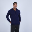 Sweat à capuche en cachemire - Harper 6646 indigo - 75 bleu nuit