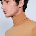 Pull col roulé en laine mérinos - Berry