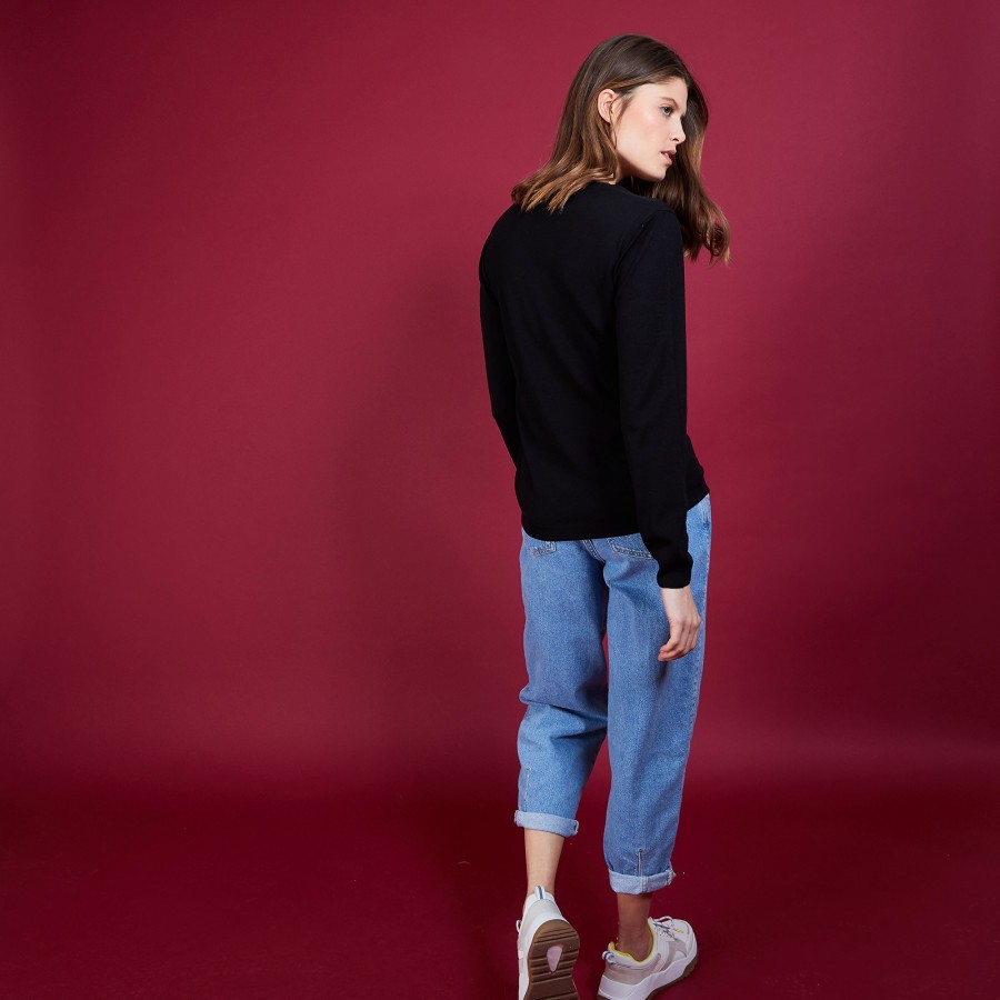 Pull col V en laine - Arya