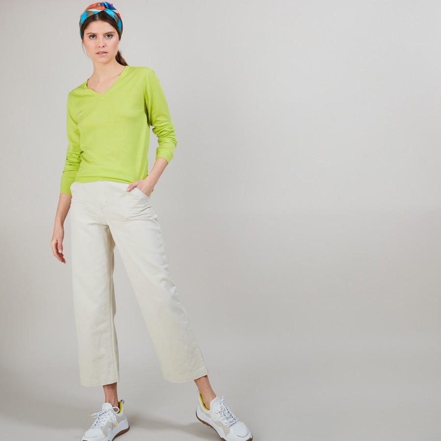 Pull col V en laine - Arya