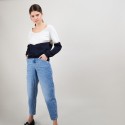 AUDREY - Marine/Beige/Blanc 6955 Bleu Marine