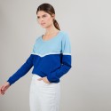 AUDREY - Marine/Beige/Blanc 6955 Bleu Marine