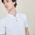 Polo homme en coton - Bora 6800 blanc - 02 Blanc