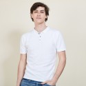 Polo homme en coton - Bora 6800 blanc - 02 Blanc