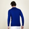 Pull col polo en 100% laine mérinos - Beni 6841 altitude - 48 Bleu roi
