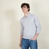 Pull col polo en laine et soie - Bartev 6811 GRIS CLAIR - 11 Gris clair