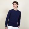 Pull col rond en coton - Balboa 6851 maquis - 83 Kaki