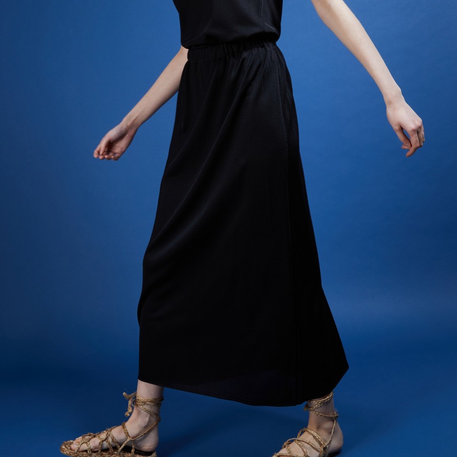 Long skirt in Fil Lumière - Adrienne