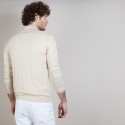 Gilet zippé en 100% laine mérinos - Bastian 6801 beige - 12 Beige clair