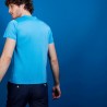 Polo en Fil Lumière poche avant - Blaze 6843 azur - 04 Bleu clair