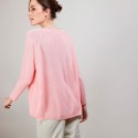 Pull col rond - Babouche 6882 AUBEPINE 25 ROSE MOYEN