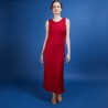 Longue robe en lin flammé - Come
