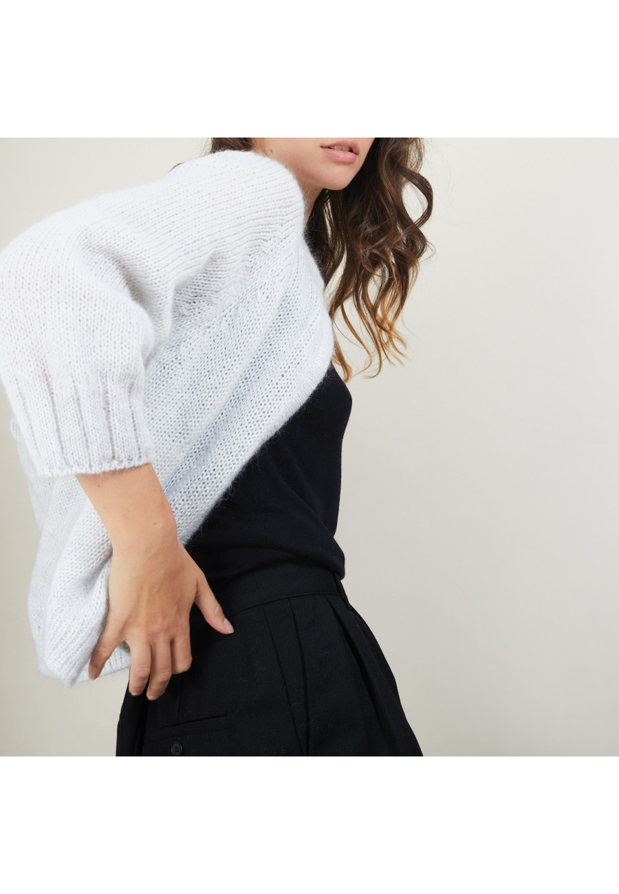 Gilet en mohair avec poches - Gilie