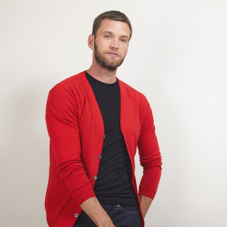 Buttoned wool cardigan - Brad