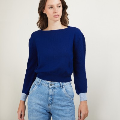 Short wool sweater - Fanfan
