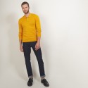 Pull col polo en laine - Beni 7060 safran - 89 Moutarde