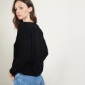 Pull col v en laine - Fathia
