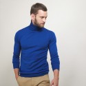 Pull col roulé en laine - Berry