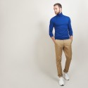 Pull col roulé en laine - Berry