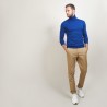 Pull col roulé en laine - Berry 7042 fregate - 48 Bleu roi