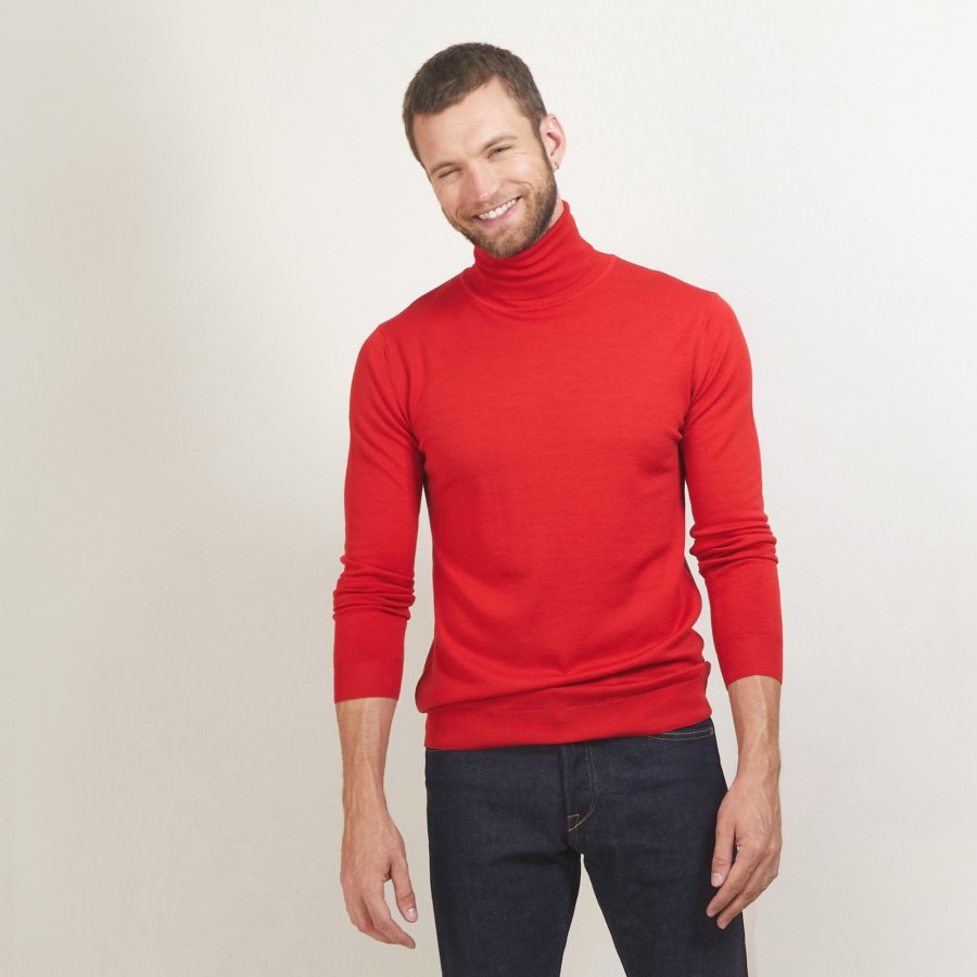 Wool turtleneck sweater - Enzo