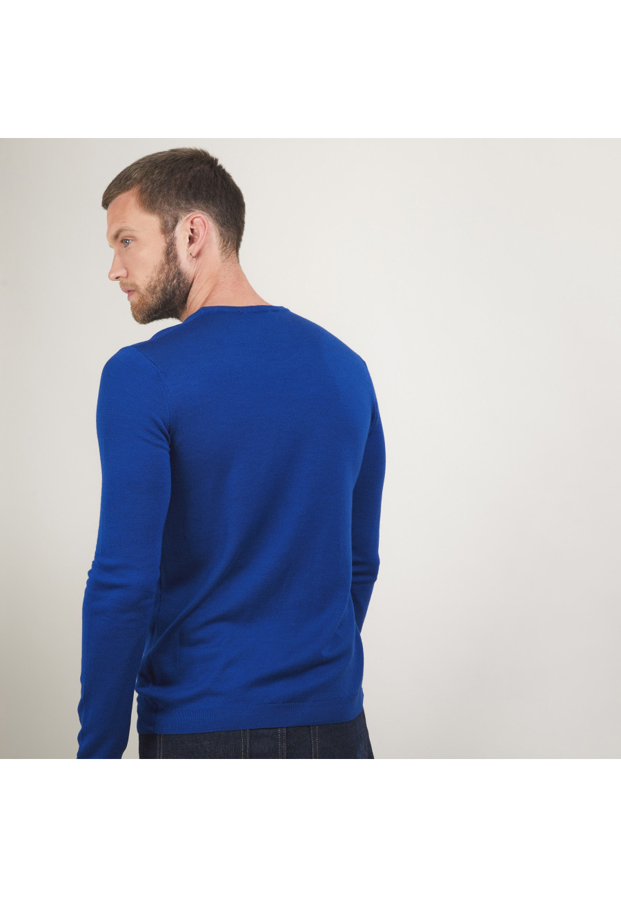 Pull col rond en laine mérinos - Eddie