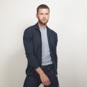 Gilet zippé en laine - Bastian 7011 ombre - 10 Gris foncé
