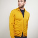 Gilet zippé en laine - Bastian 7060 safran - 89 Moutarde