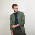 Gilet zippé en laine - Bastian 7050 bronze - 83 Kaki
