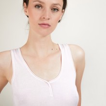 Débardeur en bambou cachemire - Bonnie 7084 opale - 24 Rose clair