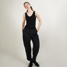Débardeur en bambou cachemire - Bonnie 7010 noir - 01 Noir