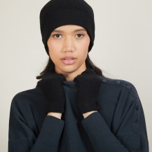 Gants en cachemire - Galene 7010 noir - 01 Noir