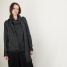 Echarpe en viscose et baby alpaga - Genu 7010 noir - 01 Noir