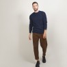 Pull col rond en cachemire 4 fils - Liverpool 7040 marine - 05 Bleu marine