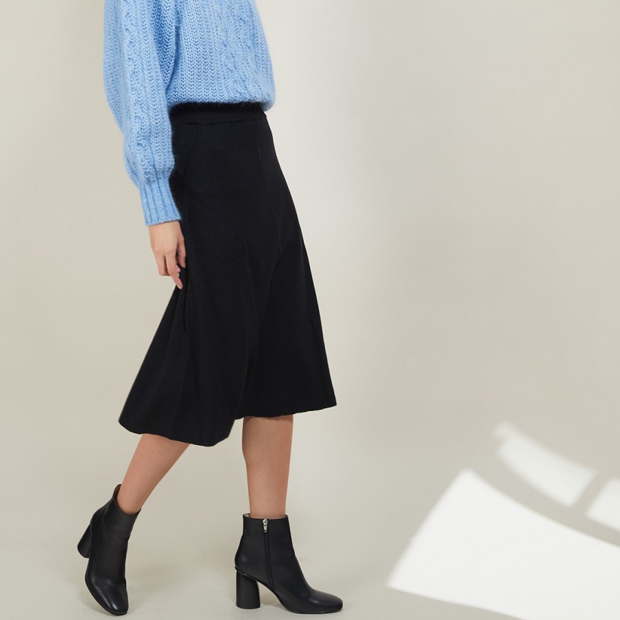 Wool skirt with pockets - Grazia